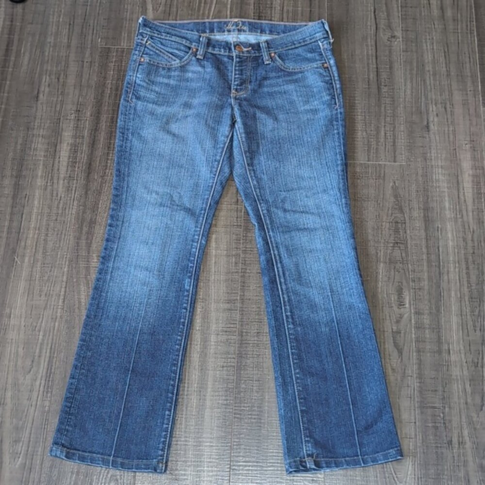 Old Navy The Diva Bootcut Jeans Womens Size 6 Blue Mid Rise Denim - Picture 4 of 10